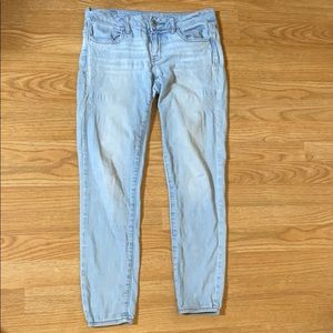 American Eagle Light wash Jeggings